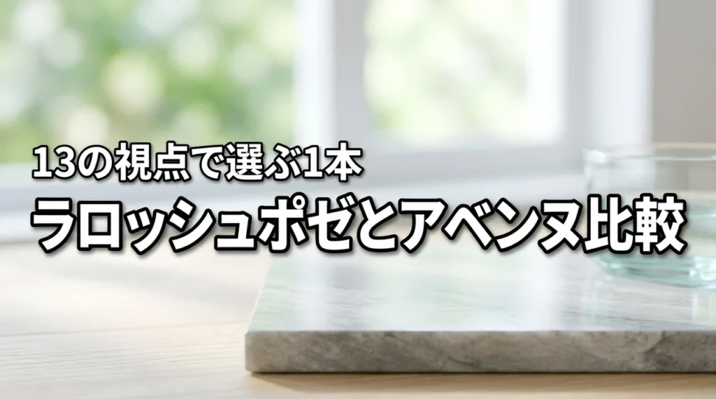 ラロッシュポゼとアベンヌの違いを13の視点で分析！自分に合う最強の1本はどっち？