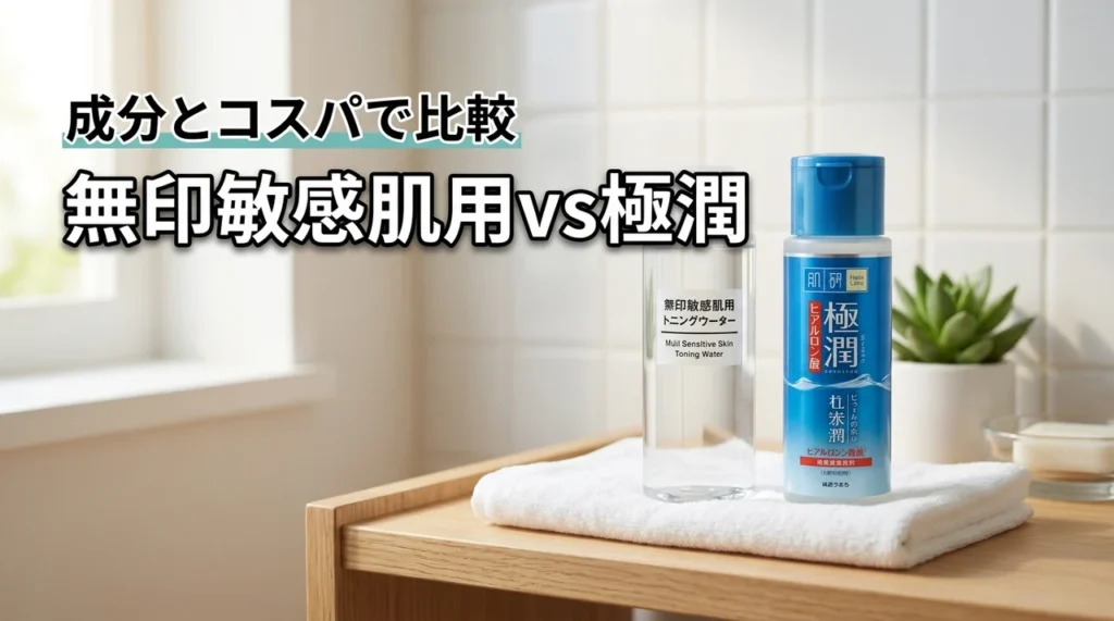 無印良品の敏感肌用と肌ラボの極潤はどっちが良い？成分とコスパで選ぶ最適な使い分け