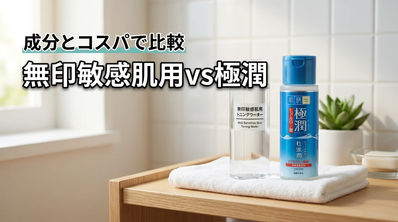 無印良品の敏感肌用と肌ラボの極潤はどっちが良い？成分とコスパで選ぶ最適な使い分け